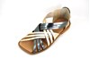 Roman Style Flat Sandals Square Nose - gold, platinum, silver view 2