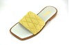 Flat Slippers Captioned Strap - yellow view 2