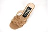 Kitten Heel Slippers - beige view 2