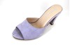 Lilac Slippers Mules with Heels view 2