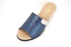 Espadrilles Wedge Heel Slippers - blue leather view 2