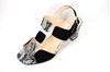 Animal Print Sandals with heel - black view 2