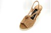 Platform Wedge Heel Sandals with Strap - beige view 2