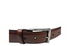 Leather mens belt - cognac view 2