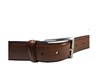 Luxury leather belt - brown view 2