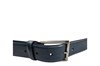 Luxury leather belt - blue view 2