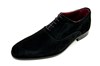Stylish black suede men's shoes view 2