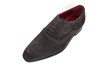 Stylish brown suede men's lace-up shoes view 2