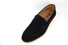 Loafers with White Sole - brown suede view 2