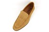 Loafers with White Sole - brown suede view 2