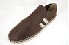 Mens brown leather espadrilles view 2