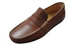 luxury moccasins-brown leather view 2