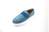 Sneaker Penny Loafers - light blue suede view 2