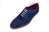 Semi casual shoes - blue suede view 2