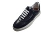 Luxury Leather Sneakers - black view 2