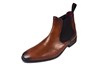 Dress Chelsea Boots for Men - cognac brown leather view 2
