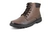 Combat Lace-up Boots - brown leather view 2