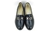 Trendy Loafers - black leather view 3