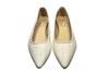 Pointy Ballerina Shoes - cream view 3