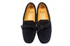 Italian moccasins ladies -black suede view 3