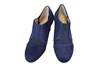 Higher ankle pumps -dark blue suede view 3