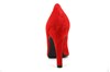 Pointy heels - red suede view 3