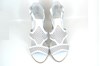 Women's White Heeled Sandals view 3
