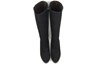 Block Heel Long Boots with Profile Sole - black view 3