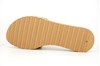 Womens leather slippers - natural gold view 3