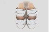 Exclusive Mule Sandals with Heels - white leather view 3
