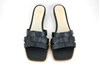 Black Slippers with Low Heel view 3