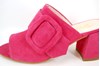 Mules buckles with heels - pink view 3