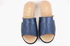 Espadrilles Wedge Heel Slippers - blue leather view 3