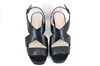 Trendy Block Heel Sandals - black view 3