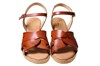Espadrilles Sandals with Wedge Heels - brown view 3