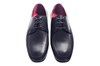 Lightweight mens dress shoes leather sole - black view 3