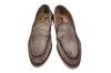 Loafers with white sole - grey suede view 3