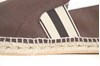 Mens brown leather espadrilles view 3