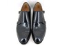 Luxury Business Men's Shoes with Buckles - black view 3