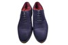 Blue suede light shoes view 3