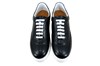 Luxury Leather Sneakers - black view 3