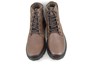 Combat Lace-up Boots - brown leather view 3