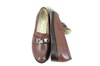 Stylish Loafers - chocolate brown leather view 4