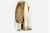 Soft leather ballerinas - champagne view 4