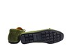 Italian moccasins ladies -olive green suede view 4