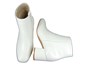 White  Ankle Boots Block Heel view 4