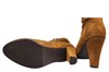 Low boot with creases - brown suede view 4