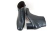 Comfortable Stylish Short Boots with Heels - black leather view 4