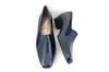 City Chic pump - blue leather view 4