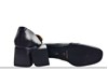 Loafers with Heels - black leather view 4